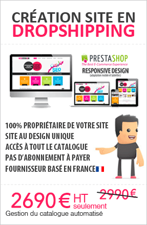 Creation site ecommerce en dropshipping